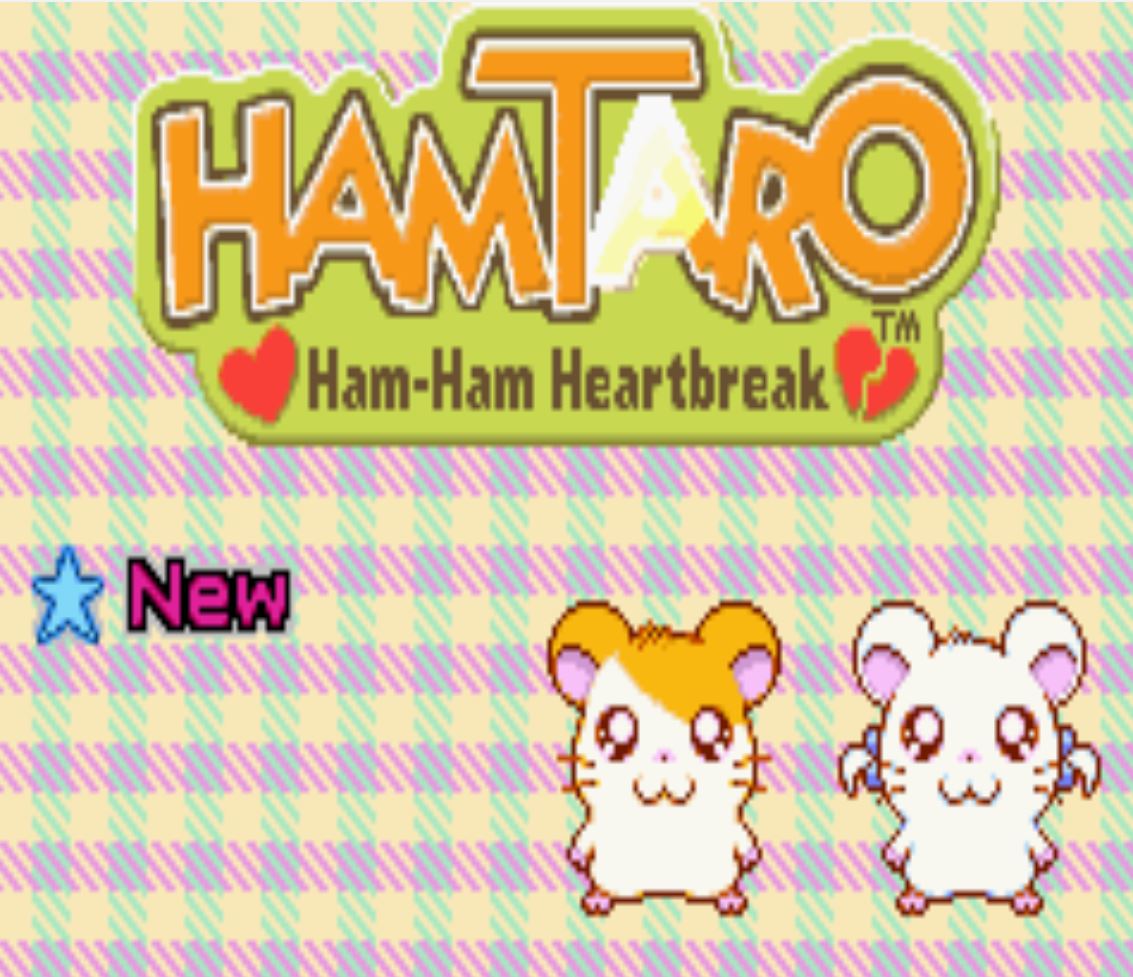 hamtaro title screen